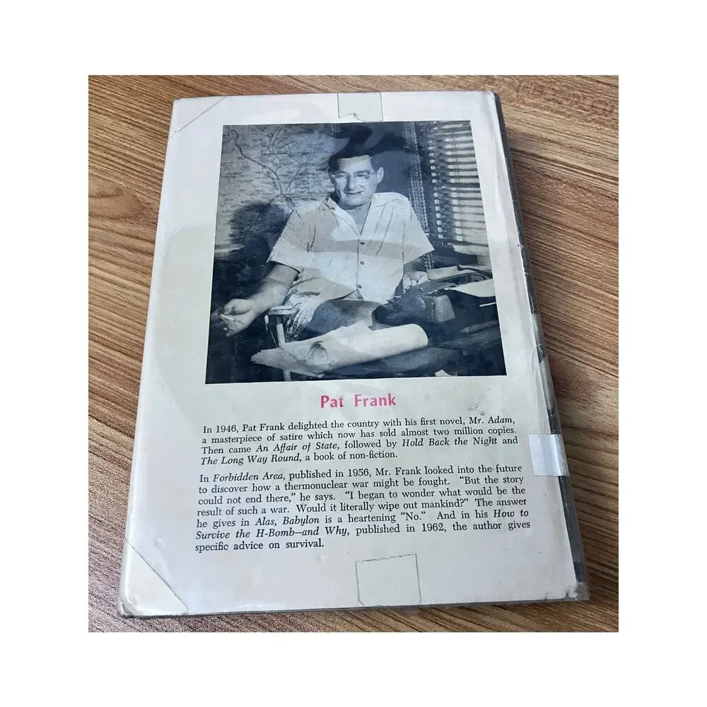 Alas, Babylon by Pat‎ Frank 1959 Hardcover 9th Printing Ex-Library